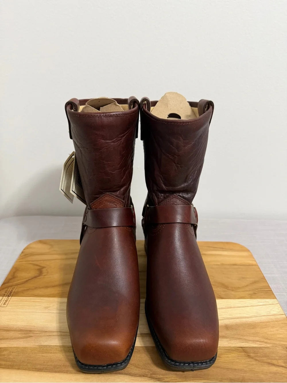 Frye NEW Youth Vintage Small Frye Pull On Harness Boots Size 3 #267062